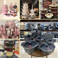 قابلمه کف سرامیکی چدن کامل بصورت تکی سرویس چکی