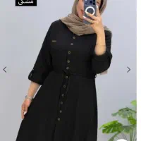 مانتو مشکی شانتون لمه امروز دستم رسید کاملا نو