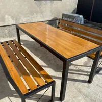 میز و صندلی کافه و رستوران.باغی.اتش دان و باربیکیو|میز و صندلی غذاخوری|شیراز, گچی|دیوار