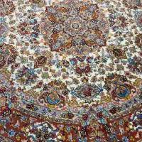 فرش دستباف دایرهای طرح تبریز زمینه کرم|فرش|تهران, سعادتآباد|دیوار