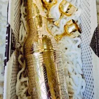 ست بطری وشات برنجی