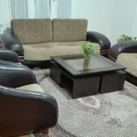 مبلمان چرمی کارکرده ۷ نفره