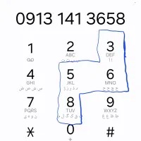 سیم کارت 0913 دائمی 141  شماره عالی 3658