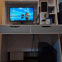 میز و مانیتور و باند و کیس کامپیوتر PC نو و سالم|رایانه رومیزی|شهریار, شهریار|دیوار
