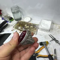 انگشتر نقره|جواهرات|آبگرم, |دیوار