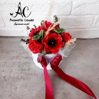 شمع دستسازو باکس گل