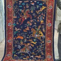 شکارگاه. هزار گل. قشقایی دستباف