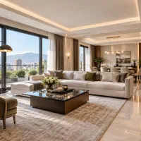 اجاره ۱۵۸ متر ۳ خواب ۲ پارکینگ سعادت آباد شهرک غرب