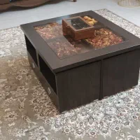 میز وسط مبلی با 4عسلی کشو دار در حد نو