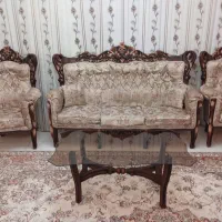 مبل سلطنتی ۹ نفره بسیار شیک با چوب عالی