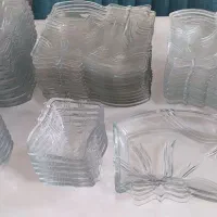 سرویس 12نفره بلور پاپیونی  50 تکه