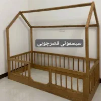 تخت نوجوان سرخپوستی و کلبه و کمد|تخت و صندلی بچه|رشت, بازار|دیوار