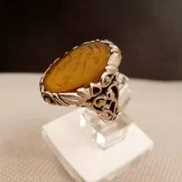 انگشتر عقیق خطی