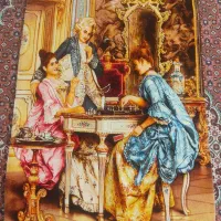 تابلو فرش دستباف طرح فرانسوی  تبریز|تابلو فرش|اردبیل, |دیوار