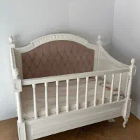 تخت کودک تمام چوب راش