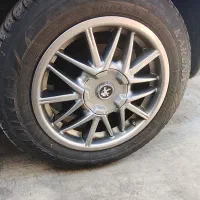 4عدد رینگ  لاستیک خرچنگی دودی