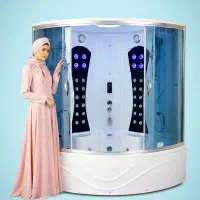 کابین دوش برای لحظه‌های ۲نفره شیرازی با جکوزی سونا