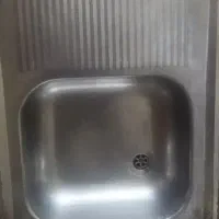 سینک ظرفشویی کامل با شیر آب سالم اماده