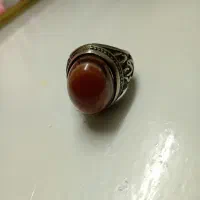 انگشتر استیل طرح نقره