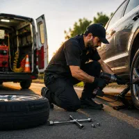 پنچرگیری در محل .آپاراتی سیارگرگان