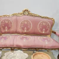 مبل سلطنتی طلا کوب با پارچه ی ترک
