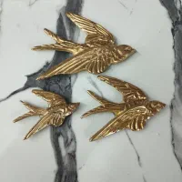 سه عدد پرستوی برنز دیواری