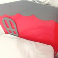 تخت یک نفره همراه با کف تختی وخوشخواب
