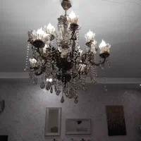 لوستربرنز فرشته دار۱۲شاخه بزرگ سنگین وجنس خوب