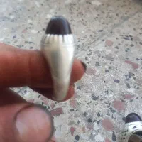 انگشتر زیبا کل قندی کار دست خیلی قدیمی