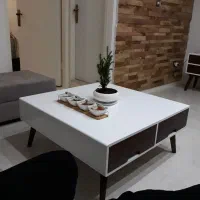 راحتی 6 نفره و میز جلو مبلی و میز تلویزیون شیک|مبلمان خانگی و میز عسلی|نور, |دیوار