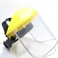 شیلد صورت سفید قاب زرد تک پلاست