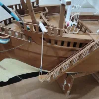 ماکت کشتی|مجسمه، تندیس، ماکت|بندر کنگان, |دیوار