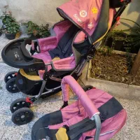 فروش کالسکه و کریر کودک طرح کیتی