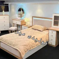 سرویس تخت خواب ۲ نفره به قیمت عمده تشک باکس مدل۲۰۵