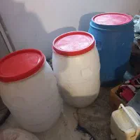 بشکه پلاستیکی یا همون (پاتیل) سالم درحد