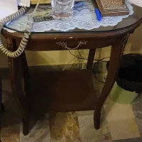 میز تلفن  ایستاده با یک کشو