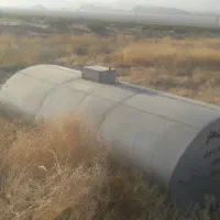 تانکر ۴۰۰۰ لیتر گالوانیزه در حد نو اب داخلش نرفته