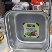 لگن استیل 3بعدی مربع یونیک