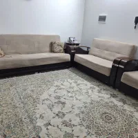 ۲ ست مبل راحتی تختخوابشو و استیل ۸ نفره و ۹ نفره|مبلمان خانگی و میز عسلی|تهران, نیروی هوایی (پیروزی)|دیوار