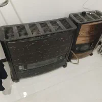 دو عدد بخاری گازی بزرگ و کوچک