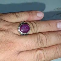 انگشتریاقوت سرخ معدنی