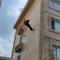 نصب حلب ضد شوره سنگ نما نم نما و درزگیری راپل