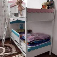 تخت مدل۲طبقه کد ستون آهنی|تخت و سرویس خواب|قم, نیروگاه|دیوار