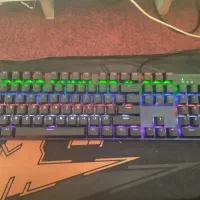 کیبورد مکانیکال t wolf صددرصد سوییچ آبی