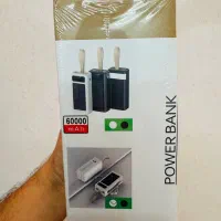 پاوربانک۶۰هزارفست شارژ باپنل خورشیدی ارسال رایگان