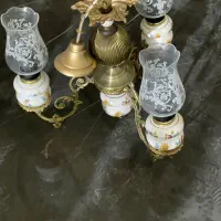 تعدادی لوستر همگی جنس برنز و برنج ( حراج )|لوستر و چراغ آویز|تهران, گلاب دره|دیوار