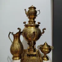 سماور ذغالی برنجی
