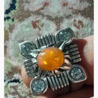 انگشتر دستساز بارکاب استاد حسین کشاورز