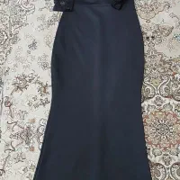 پیراهن ماسکی آستین گیپور