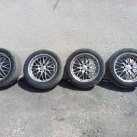 رینگ و لاستیک ۱۸ پنج پیچ جا پیچ ۱۲۰ بیوک شورلت BMW